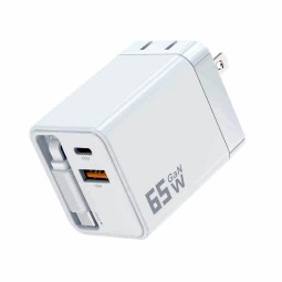 Wall Charger Manufacturer - 65W GaN 2 Port PD 3.1
