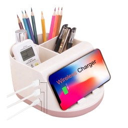 Desktop Organizer Factory - 10W Charging Stand Storage
