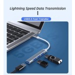 USB Hub Manufacturer - 4-in-1 USB 3.0 Aluminum