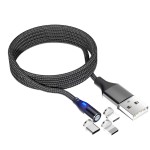 USB Cable Factory - 3-in-1 Magnetic 2.4A Fast Charge