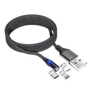 USB Cable Factory - 3-in-1 Magnetic 2.4A Fast Charge