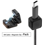 USB Cable Factory - 10 Foot Type C Magnetic Clip