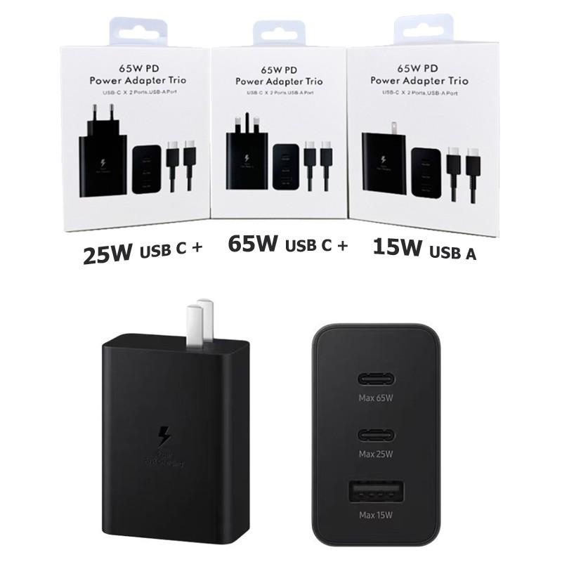 Wall Charger Manufacturer - 65W PD 3.0 EU US