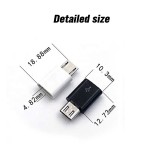 USB Adapter Factory - ABS Micro USB to Type C