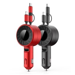 Car Charger Manufacturer - 4.2A Multi Retractable Dock