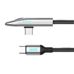 USB Cable Manufacturer - 240W LED Nylon PD Fast Charge