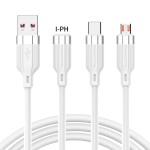 Fast Charge Cable Manufacturer - 3 Connector Options Data Cable