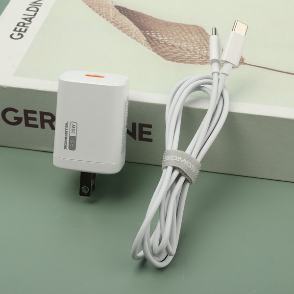 33W PD Charger Factory - iPhone Fast Charger with Cable