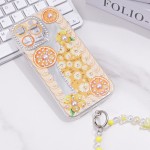 Girly Phone Case Manufacturer - Cute Pattern Pearl Accessories Cover