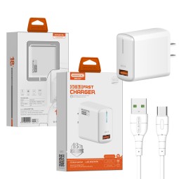 iPhone Charger Factory - 18W QC3.0 Wall Charger with Cable