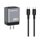 GaN Charger Manufacturer - Dual Port Foldable Plug Adapter