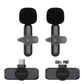 Lavalier Microphone Manufacturer - Wireless One to Two Microphone