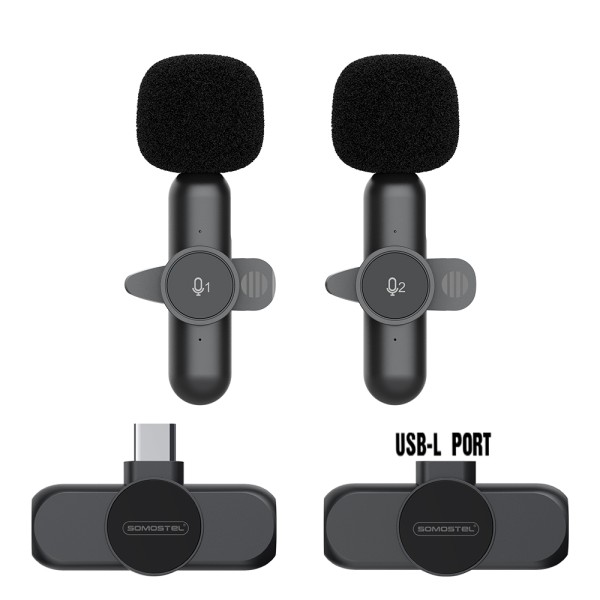 Lavalier Microphone Manufacturer - Wireless One to Two Microphone
