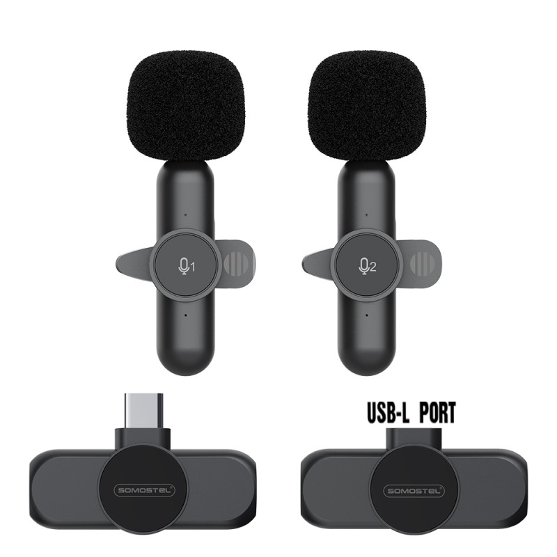Lavalier Microphone Manufacturer - Wireless One to Two Microphone