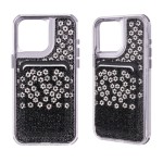 Rhinestone Phone Case Factory - Plum Blossom Magnetic Card Holder