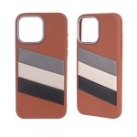 Leather Phone Case Factory - Tri Color Full Cover Mobile Case