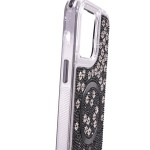 Rhinestone Phone Case Factory - Plum Blossom Magnetic Card Holder