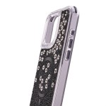 Rhinestone Phone Case Factory - Plum Blossom Magnetic Card Holder
