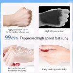 SPF50+ PA+++ Vegan Mineral Sunscreen Cream Lightweight Formula with Broad Spectrum UV Protection Moisturizing Lotion
