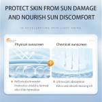 批发轻量防晒乳SPF50防水高UVA UVB防护80分钟