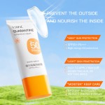 Private Label Vegan Sunscreen Cream High SPF 50 Broad-Spectrum UV Protection Lightweight 50g/1.76 Fl Oz Lotion