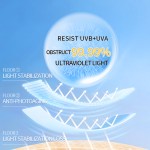 SPF50+ PA+++ Vegan Mineral Sunscreen Cream Lightweight Formula with Broad Spectrum UV Protection Moisturizing Lotion