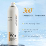 OEM纯素防晒喷雾SPF 50轻量不油腻150ml/5.1fl oz防晒喷雾高保护广谱UVA/UVB