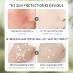 Wholesale Vegan SPF 50 Broad-Spectrum Face Body UV Protection Mist High Protection Titanium Dioxide Sunscreen Spray