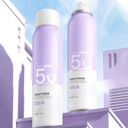 纯素轻量清爽SPF 50防晒喷雾高防护全身紫外线防护广谱防晒喷雾