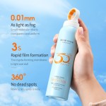 OEM 150ml UV Protection Vegan Sunscreen Mist High SPF 50 Small Aperture Sunblock Spray for Full Body Coverage