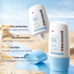 OEM Vegan Sunscreen Lotion with High SPF 50 1.76 oz Moisturizing UV Protection Lightweight Broad Spectrum UV Defense Cream