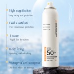 OEM纯素防晒喷雾SPF 50轻量不油腻150ml/5.1fl oz防晒喷雾高保护广谱UVA/UVB