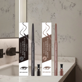 Korea Daily Non-Fading Mineral Gel Eyeliner Waterproof Smooth Fluffy Eye Makeup Pen with Natural Color Liquid