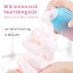 私人标签酸奶摩丝沐浴乳霜氨基酸注入丝状皮肤泡沫沐浴露泡沫浴清爽香水