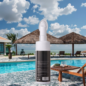 Vshell Vegan Summer Self-Tanning Mousse Wheat Color Bronze Skin Tone Tanning Cream with Moisturizing Hydrating Properties