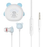 Wired Earphones Manufacturer - Cartoon Bear Box Music Earphones