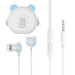 Wired Earphones Manufacturer - Cartoon Bear Box Music Earphones