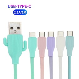 Type-C Cable Manufacturer - 2.1A Fast Charging TPE Jacket Cable