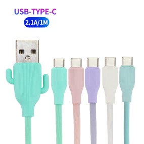 Type-C Cable Manufacturer - 2.1A Fast Charging TPE Jacket Cable