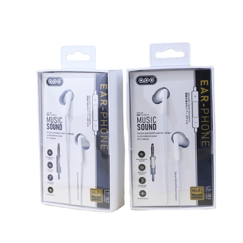 Wired Earphones Manufacturer - Hifi Stereo 3.5MM Noise Cancelling