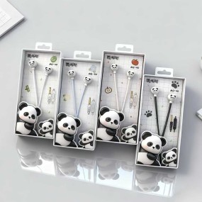 Wired Earphones Factory - Custom 3.5MM Panda Earphones for Kids
