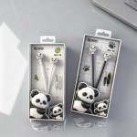 Wired Earphones Factory - Custom 3.5MM Panda Earphones for Kids