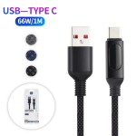 Type C Cable Factory - 66W Fast Charge Nylon Braided Cable