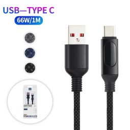 Type C Cable Factory - 66W Fast Charge Nylon Braided Cable