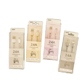 Type C Cable Factory - 2.4A Braided USB Charging Cable