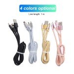 USB Cable Factory - 3 in 1 Nylon Braided Charging Cable