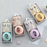 Wired Earphones Manufacturer - 3.5mm Cute Girls Storage Case Earphones