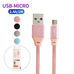 Micro USB Cable Manufacturer - Nylon Braided 2.4A Fast Charging