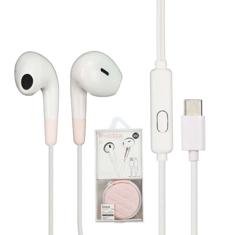 Wired Earphones Manufacturer - Type C In-ear Earbuds Wholesale