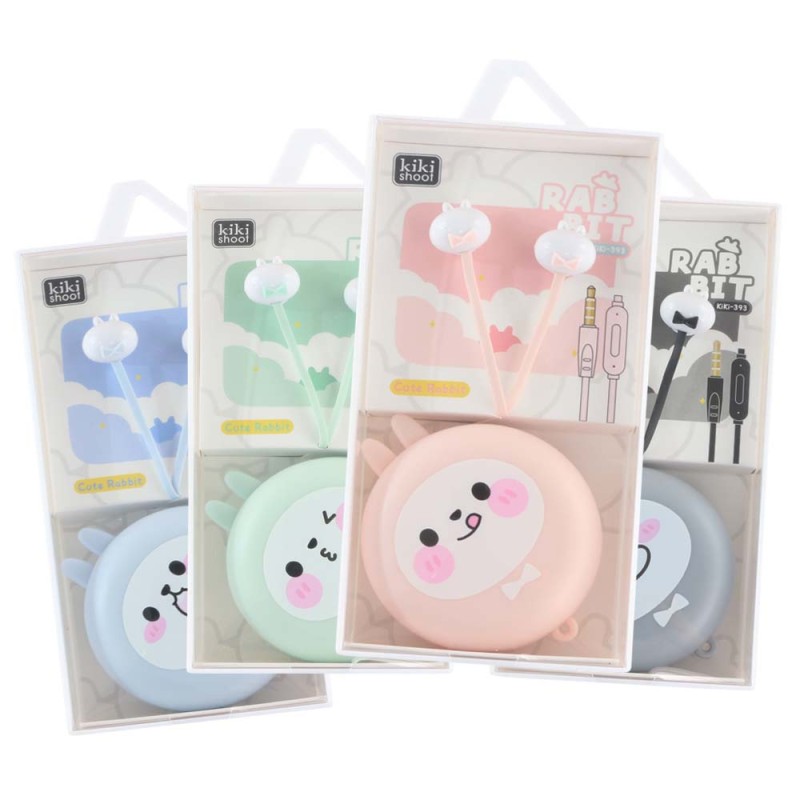 Wired Earphones Factory - Cartoon Case 3.5MM Over Ear Headphones